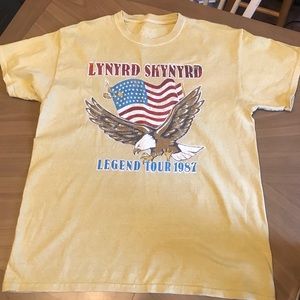 Yellow Lynyrd Skynyrd tee
